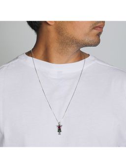 GIVA - Avni By Giva Oxidised Silver Figurine Pedant With Box Chain For Mens