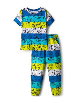 Honeyhap - Cotton Printed T-Shirt and Pyjama