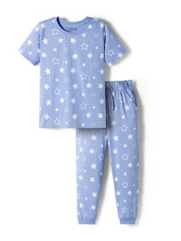 Honeyhap - Cotton Printed T-Shirt and Pyjama