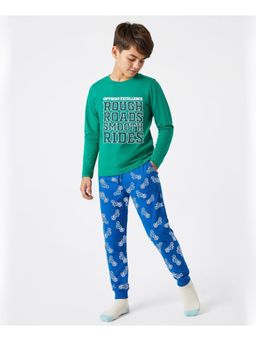 Honeyhap - Cotton Printed T-Shirt and Pyjama