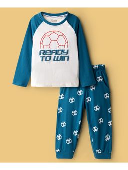 Honeyhap - Cotton Printed T-Shirt and Pyjama