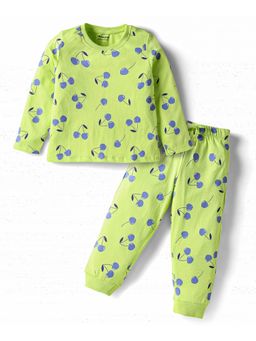 Honeyhap - Cotton Printed T-Shirt and Pyjama