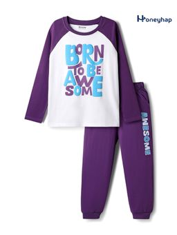 Honeyhap - Cotton Printed T-Shirt and Pyjama