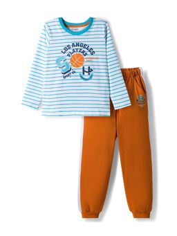 Honeyhap - Cotton Printed T-Shirt and Pyjama