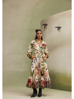 NOIB - Cream Celia Maxi - Wildflower