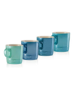 Le Creuset - Set Of 4 Mugs Pearl-Blue/Green