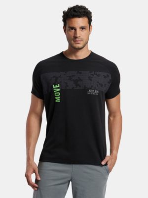 Buy Jockey MV02 Men Super Combed Cotton Printed Active Wear T-Shirt ...