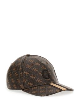 Guess - Brown Polyurethane Printed Men Cap