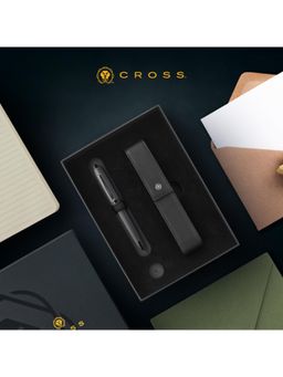 Cross - Century Ii Glossy Gray Lacquer Ballpoint Pen With Matte Gray Trim And Sleek Twist-Action