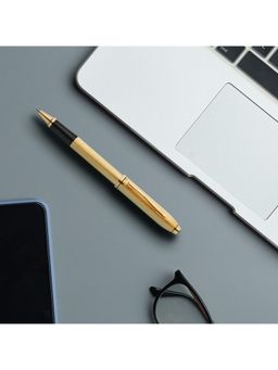 Cross - Townsend Luxury 23KT Gold-Plated Engraved Diamond Rollerball Pen