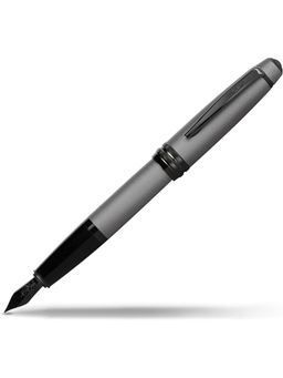 Cross - Bailey Matte Gray Fountain Pen - Fine Nib, Refillable, Black Ink, Luxury Gift Box