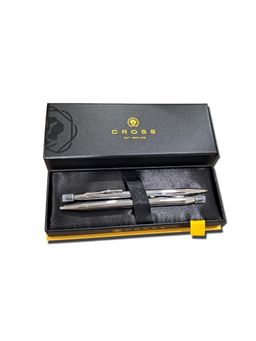 Cross - Click Chrome Ballpoint Pen & 0.5Mm Pencil Gift Set - Luxury Design