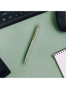 Cross - Click Medalist Chrome Ballpoint Pen - Gold-Tone Trim, Medium Point
