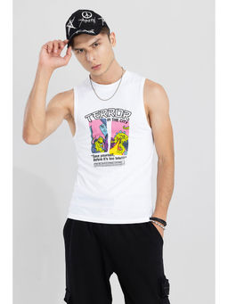 Snitch - Terror In The City White Sleeveless T-Shirt