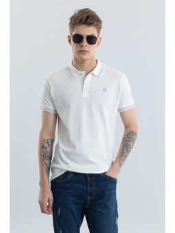 Snitch - Nadia White Polo T-Shirt