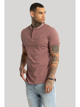 Snitch - Round Neck Mauve T-Shirt