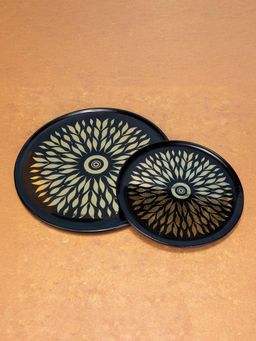IREKA HOMES - Dusk Serving Plate and Decor (Pack Of 2)