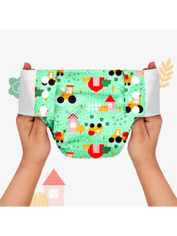 Superbottoms - Green Uno Cloth Pull-Up Diaper Pants