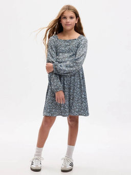 GAP - Girls Multi-Color Square Neck Dress
