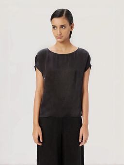 Genes Lecoanet Hemant - Women Boat Neck Cap Sleeve Top