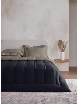 SANSAAR A D'DECOR BRAND LIVE CONSCIOUSLY - Array Caviar Falcon Double Comforter Bedding Set Queen