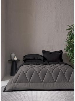 SANSAAR A D'DECOR BRAND LIVE CONSCIOUSLY - Skin Moonless Night Double Comforter Bedding Set Queen