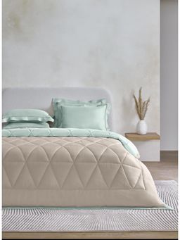SANSAAR A D'DECOR BRAND LIVE CONSCIOUSLY - Flint Stone Fallen Rock Double Comforter Bedding Set Queen