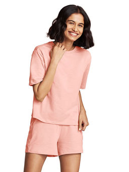 The Souled Store - Solids: Peach Pink Set Co-ord Sets (Set of 2)