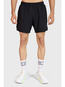 FUAARK - Men Regular 5 Dual Layer Training Compression Inner Black Shorts