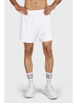 FUAARK - Men Regular 5 Dual Layer Training Compression Inner White Shorts