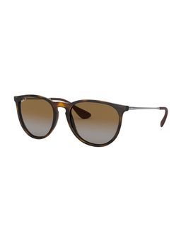 Ray-Ban - 0RB4171 Brown Polarized Erika Round Sunglasses - 54 mm