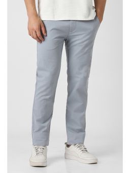 Peter England - Grey Cotton Blend Trouser