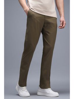Van Heusen - Brown Polyester Trouser