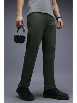 Van Heusen - Green Polyester Trouser