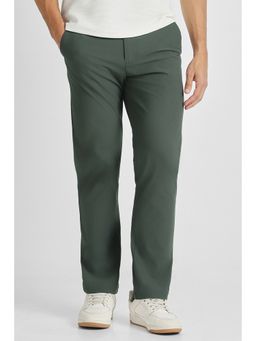 Van Heusen - Green Polyester Trouser