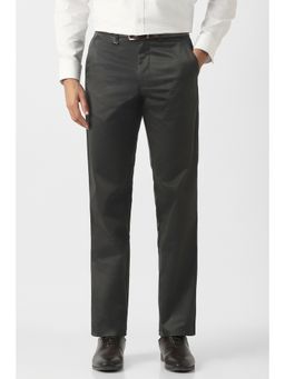 Van Heusen - Grey Cotton Blend Trouser