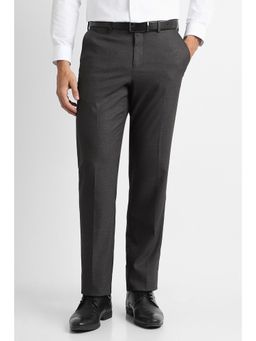 Van Heusen - Grey Polyester Blend Trouser