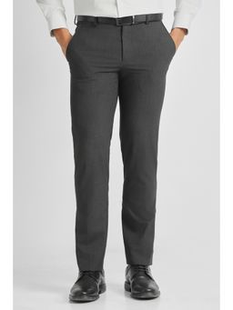 Van Heusen - Grey Polyester Blend Trouser