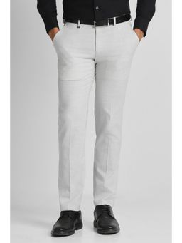 Van Heusen - Grey Polyester Blend Trouser