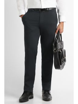 Van Heusen - Black Cotton Blend Trouser