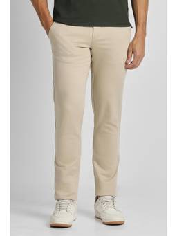 Van Heusen - Beige Cotton Blend Trouser