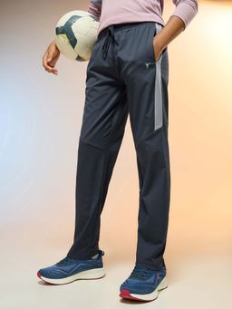 Technosport - Grey Boys Solid Slim Fit Sports Trackpant with Ts Flexi