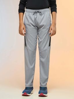Technosport - Grey Boys Solid Slim Fit Sports Trackpant with Ts Flexi