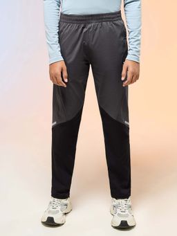 Technosport - Grey Boys Colorblock Slim Fit Sports Trackpant with Ts Lytra