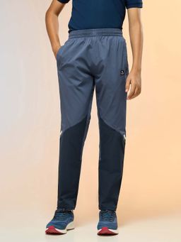 Technosport - Blue Boys Colorblock Slim Fit Sports Trackpant with Ts Lytra