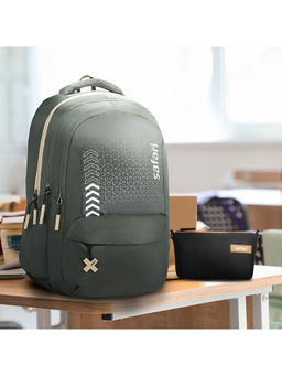 Safari - Unisex Bonus Printed Olive Backpack (L)