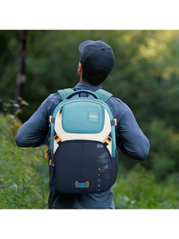 Safari - Unisex Expand Colorblock Blue Backpack (L)