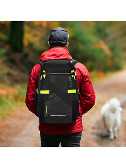 Safari - Unisex Quest Solid Black Backpack (L)