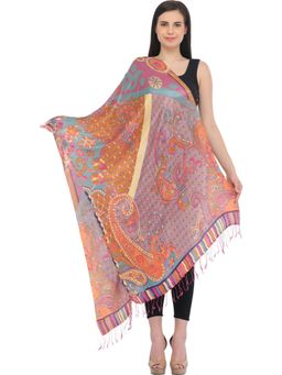 EXOTIC INDIA - Multi-Color Silk Modal Printed Stole