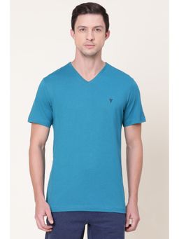 Van Heusen Innerwear - Men Athleisure Smart Tech T-Shirt - Blue